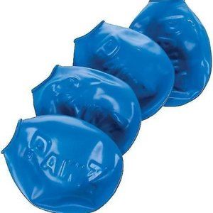 NEW Pawz Protex Medium Blue Rubber Waterproof Reusable Dog Boots 12 Boots